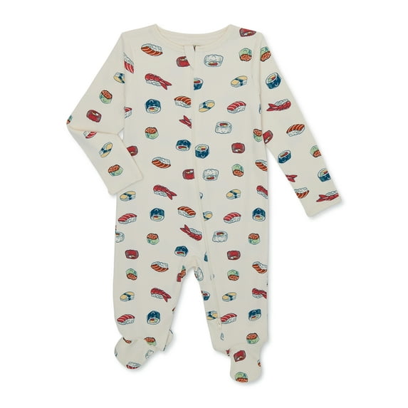 Wonder Nation Baby Boy or Girl Sushi Sleep N Play, Sizes 0/3 Months-6/9 Months