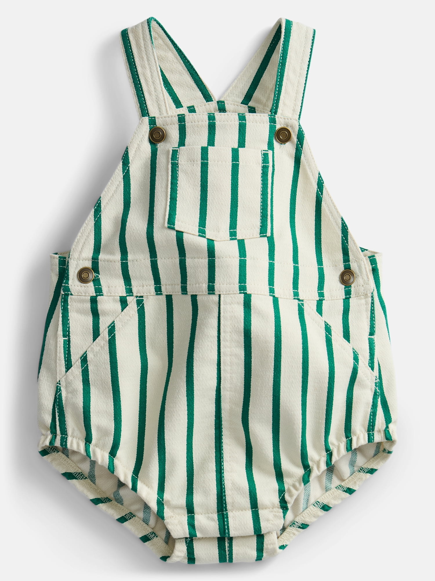 Wonder Nation Baby Boys Sleeveless Overall Romper, Sizes 0/3M-24M