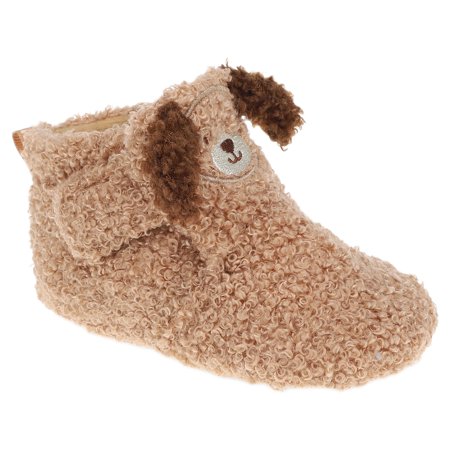 Wonder Nation Baby Boys Puppy Slippers