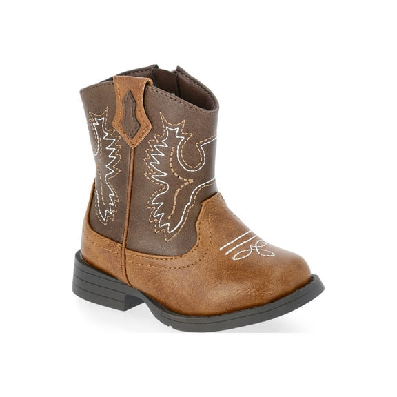 Wonder Nation Baby Boys Faux Leather Western Boots