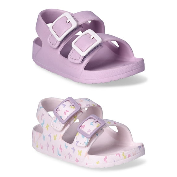 Wonder Nation Baby Buckle Sandals 2-Pack