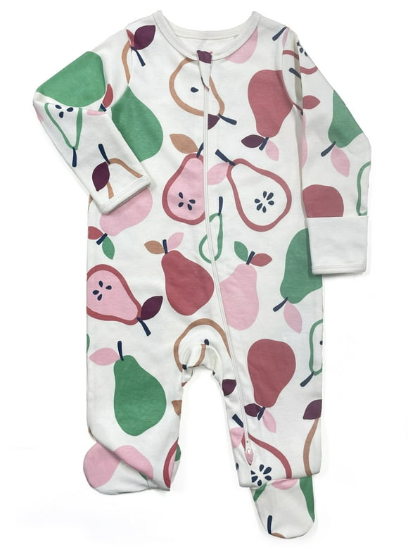 Baby Boys or Girls Zip Front Footed Pajamas, Sizes Preemieie-6/9 Months