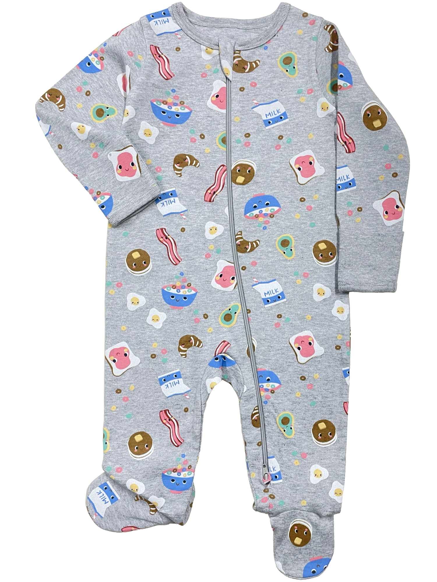 Wonder Nation Baby Sleep N Play Footed Pajamas Preemie to 6/9
