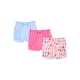 thumbnail image 1 of Wonder Nation Baby Girls Bubble Shorts, 3-Pack, Sizes 0-24 Months, 1 of 4