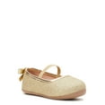 Wonder Nation Baby Girl Ballet Flat Shoes, Sizes 26
