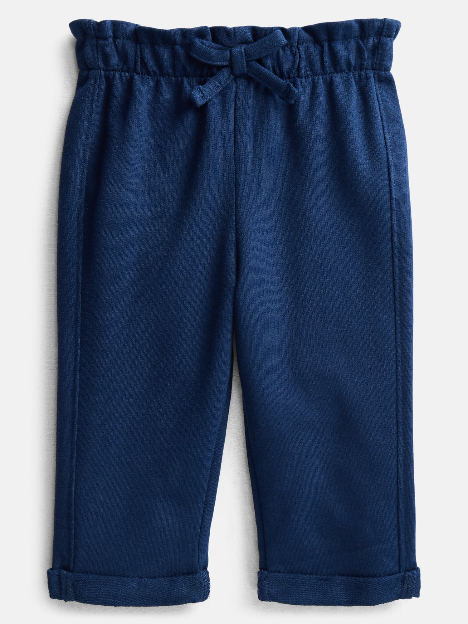 Wonder Nation Baby Girls French Terry Joggers, Sizes 0-24 Months