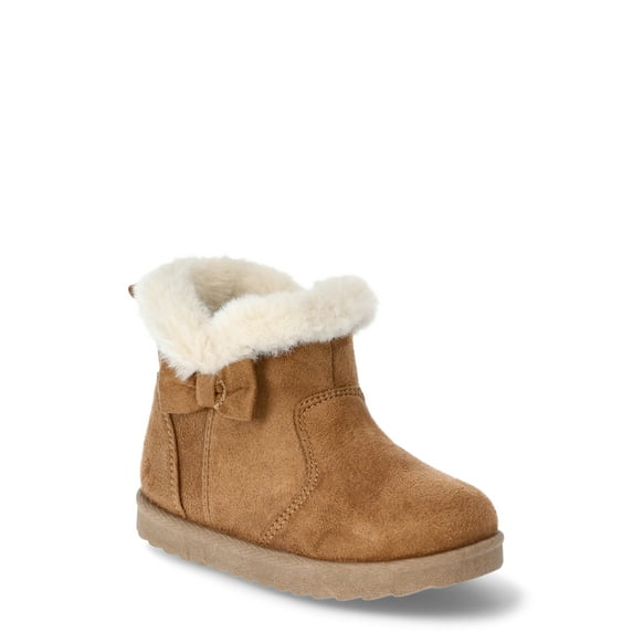 Wonder Nation Baby Girl Faux Suede Boots