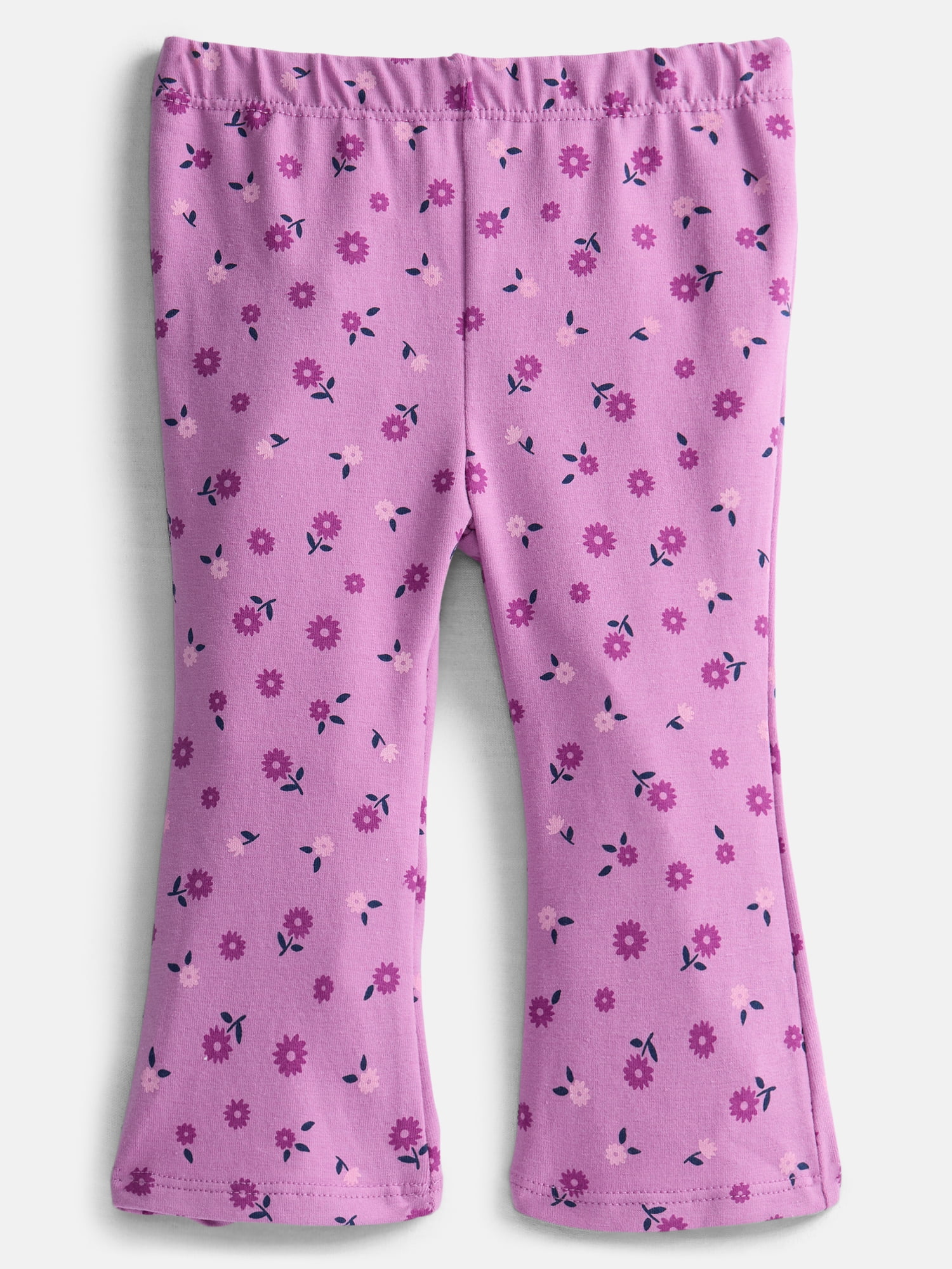 Wonder Nation Baby Girl & Toddler Girl Printed Flare Leggings, Sizes 0M-5T