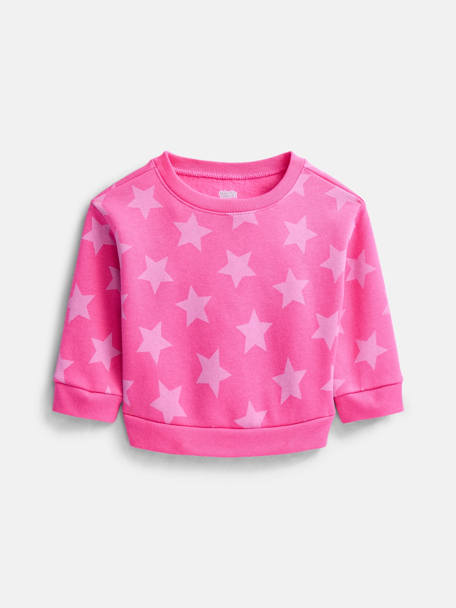 Wonder Nation Baby & Toddler Fleece Crewneck Sweatshirt, Sizes 6M-5T