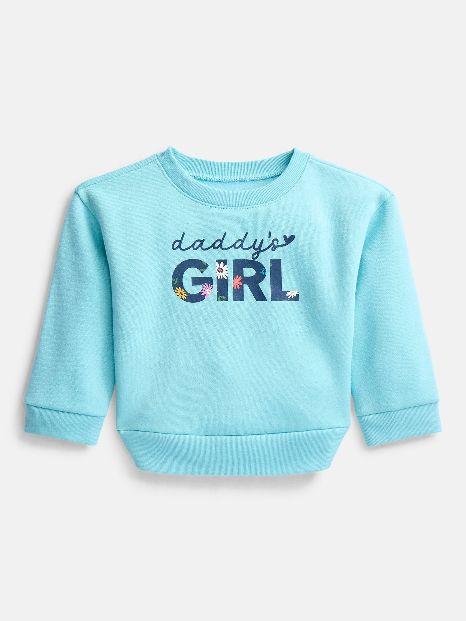 Wonder Nation Baby & Toddler Fleece Crewneck Sweatshirt, Sizes 6M-5T
