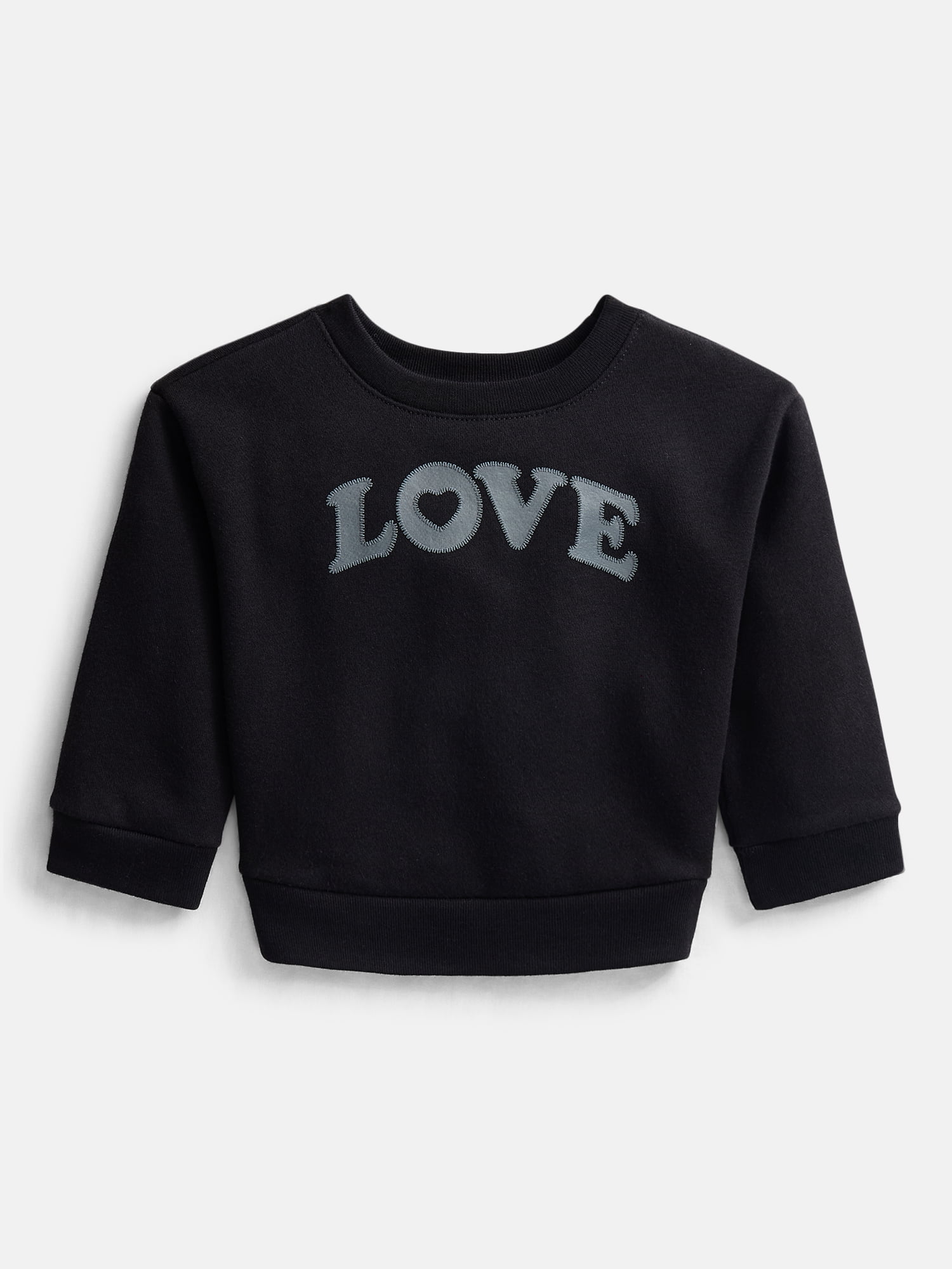 Wonder Nation Baby & Toddler Fleece Crewneck Sweatshirt, Sizes 6M-5T