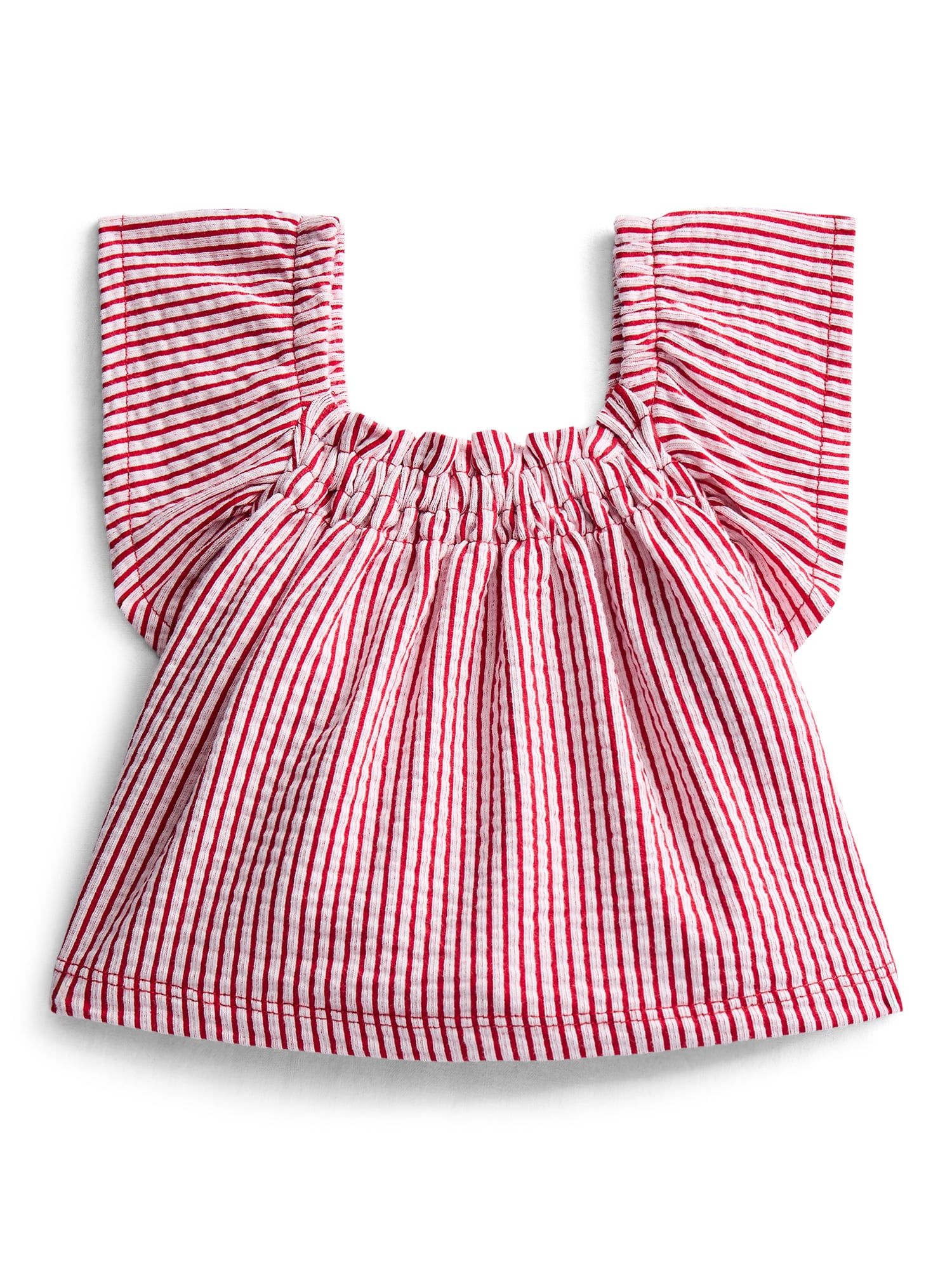 Wonder Nation Baby Girls Flutter Tank Top, Sizes 0-24 Months