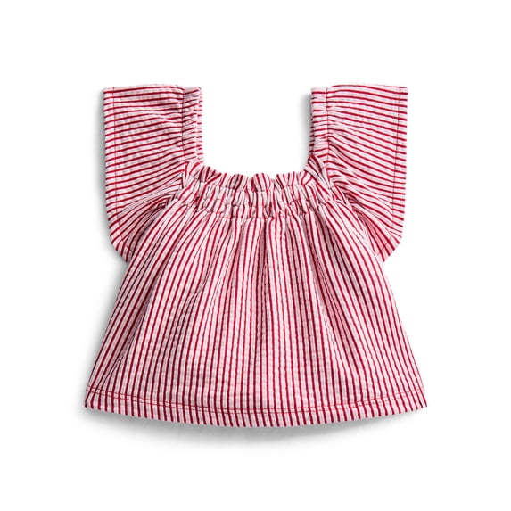 Wonder Nation Baby Girls Flutter Tank Top, Sizes 0-24 Months