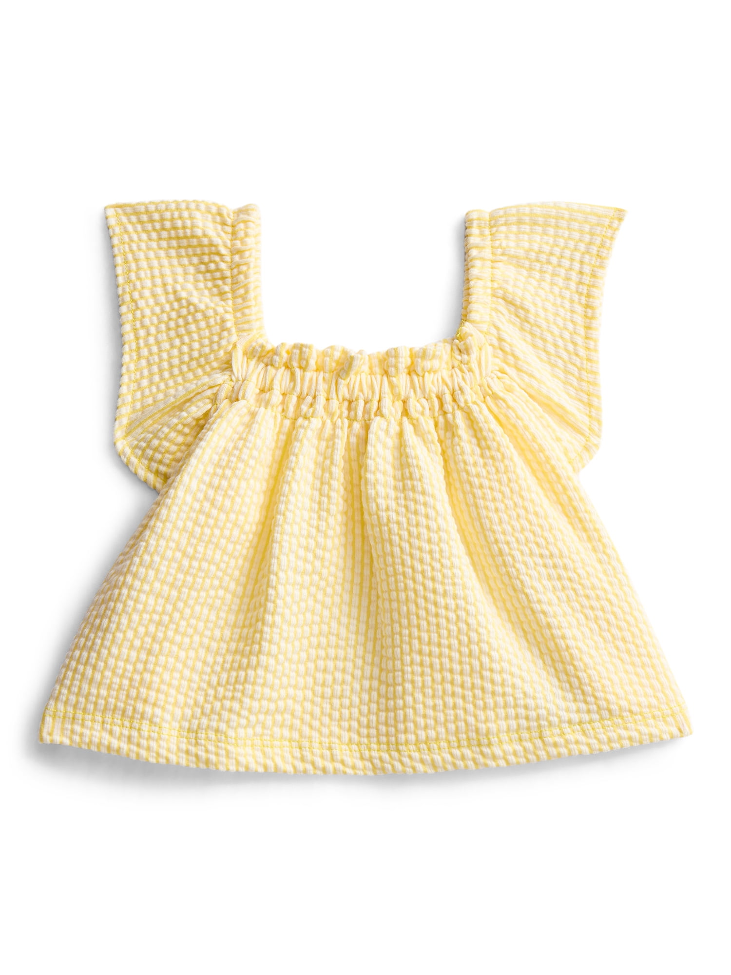 Wonder Nation Baby Girls Flutter Tank Top, Sizes 0-24 Months