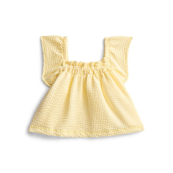 Wonder Nation Baby Girls Flutter Tank Top, Sizes 0-24 Months