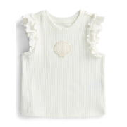 Baby Girls Flutter Tee, Sizes 0M-24M