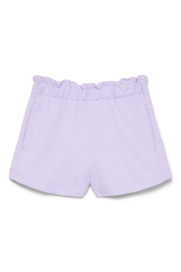 Baby Girl Pocket French Terry Shorts, Sizes 0-24 Months