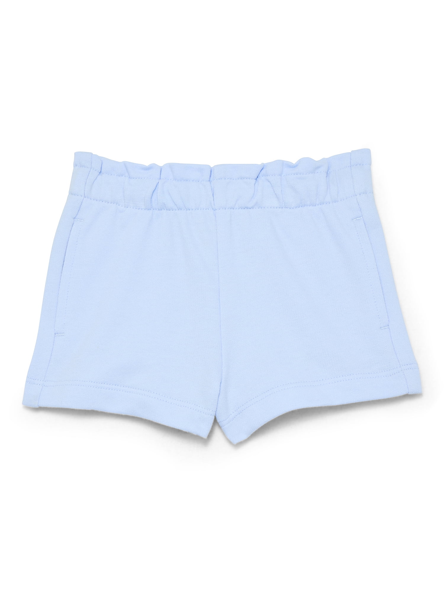 Wonder Nation Baby Girl Pocket French Terry Shorts, Sizes 0-24 Months