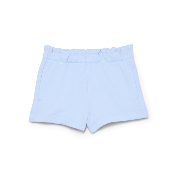 Wonder Nation Baby Girl Pocket French Terry Shorts, Sizes 0-24 Months