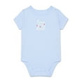 thumbnail image 1 of Wonder Nation Baby Girls Bodysuit with Short Sleeves, Sizes 0-24 Months, 1 of 3