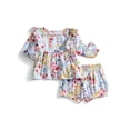 thumbnail image 1 of Wonder Nation Baby Girls' Long Sleeve Top and Bloomers Set, 2-Piece, Sizes 0/3M-24M, 1 of 3