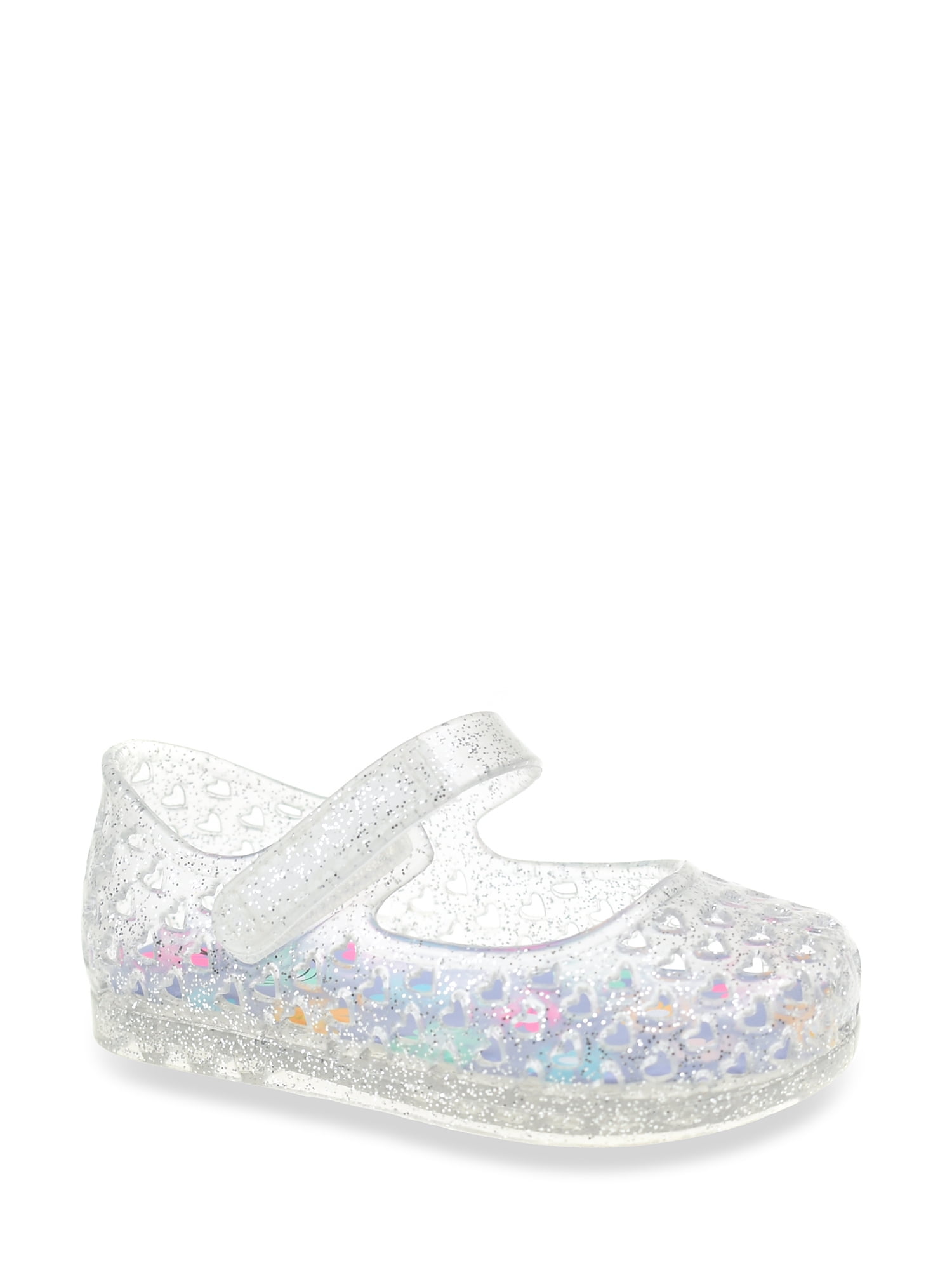 Wonder Nation Baby Girl Mary Jane Jelly Shoes