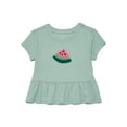 thumbnail image 1 of Wonder Nation Baby Girl Peplum Tee, Sizes 0-24 Months, 1 of 3