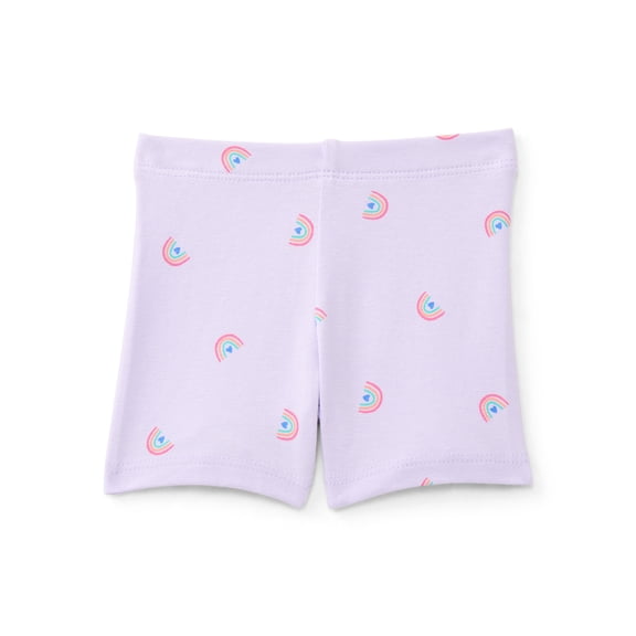 Wonder Nation Baby Girl Bike Shorts, Sizes 0-24 Months