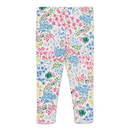 Wonder Nation Baby and Toddler Girls' Pull On Leggings, Sizes 0M-5T