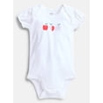 thumbnail image 1 of Wonder Nation Baby Girls' Graphic Cotton Bodysuit with Short Puff Sleeves, Sizes 0M-24M, 1 of 3