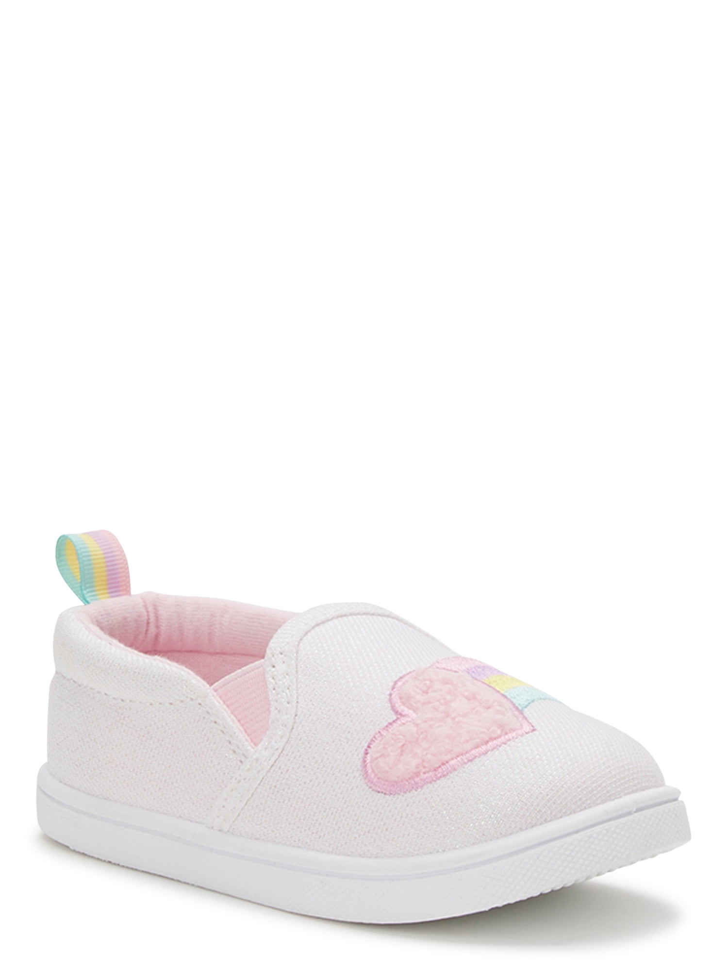 Wonder Nation Baby Girl Rainbow Twin Gore Shoes, Sizes 2-6 - Walmart.Com