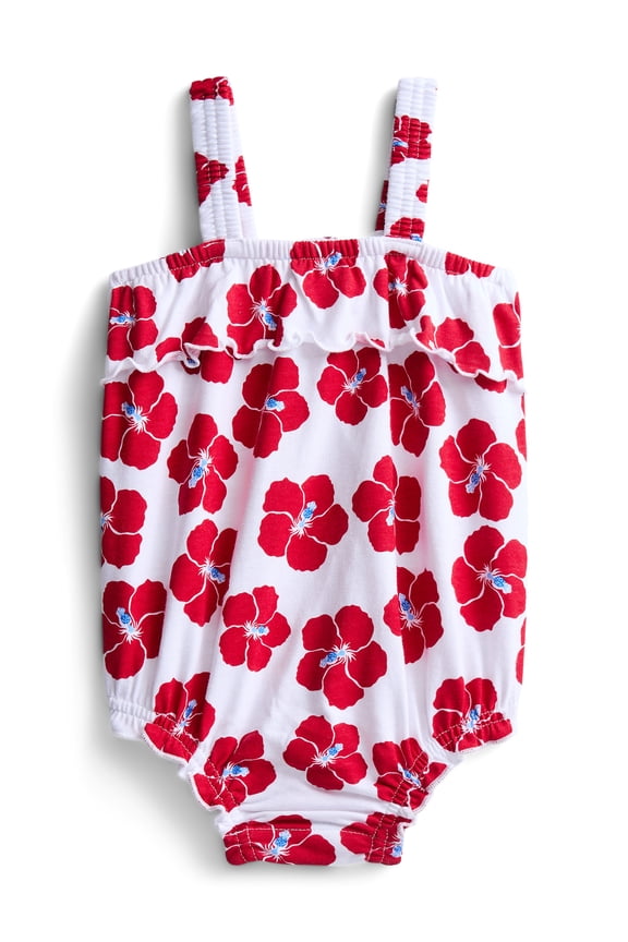 Baby Girls' Ruffle Bubble Romper, Sizes 0M-24M