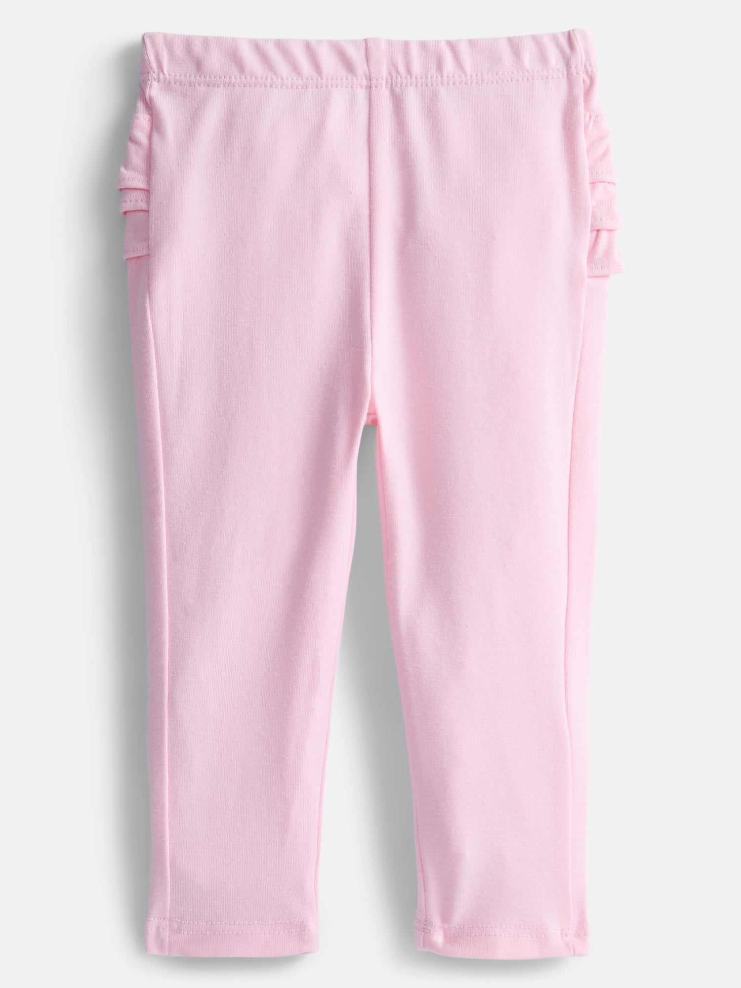 Wonder Nation Baby Girls Ruffle Leggings, Sizes 0-24M