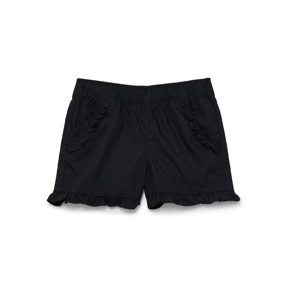 Wonder Nation Baby Girl Ruffle Pocket Shorts, Sizes 0-24 Months