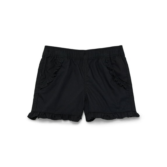 Wonder Nation Baby Girl Ruffle Pocket Shorts, Sizes 0-24 Months