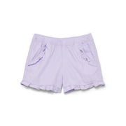 Baby Girl Ruffle Pocket Shorts, Sizes 0-24 Months