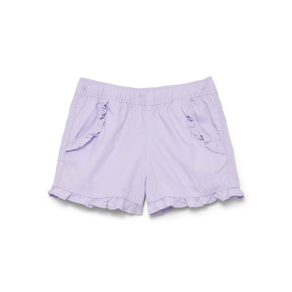 Wonder Nation Baby Girl Ruffle Pocket Shorts, Sizes 0-24 Months