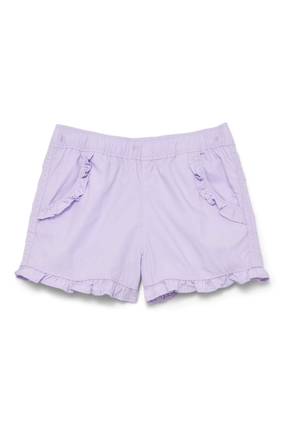 Baby Girl Ruffle Pocket Shorts, Sizes 0-24 Months