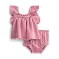 thumbnail image 1 of Wonder Nation Baby Girls Patriotic Seersucker Romper & Bloomers with Flutter-Sleeve, 2-Piece Set, Sizes 0–24M, 1 of 3