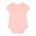 thumbnail image 1 of Wonder Nation Baby Girls Bodysuit with Short Sleeves, Sizes 0-24 Months, 1 of 3