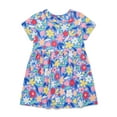 thumbnail image 1 of Wonder Nation Baby Girls Dress with Short Sleeves, Sizes 0-24 Months, 1 of 3