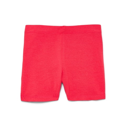 Wonder Nation Baby Girl Bike Shorts, Sizes 0-24 Months