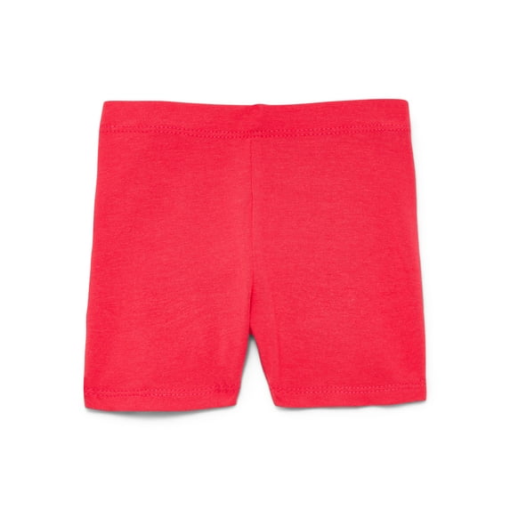 Wonder Nation Baby Girl Bike Shorts, Sizes 0-24 Months
