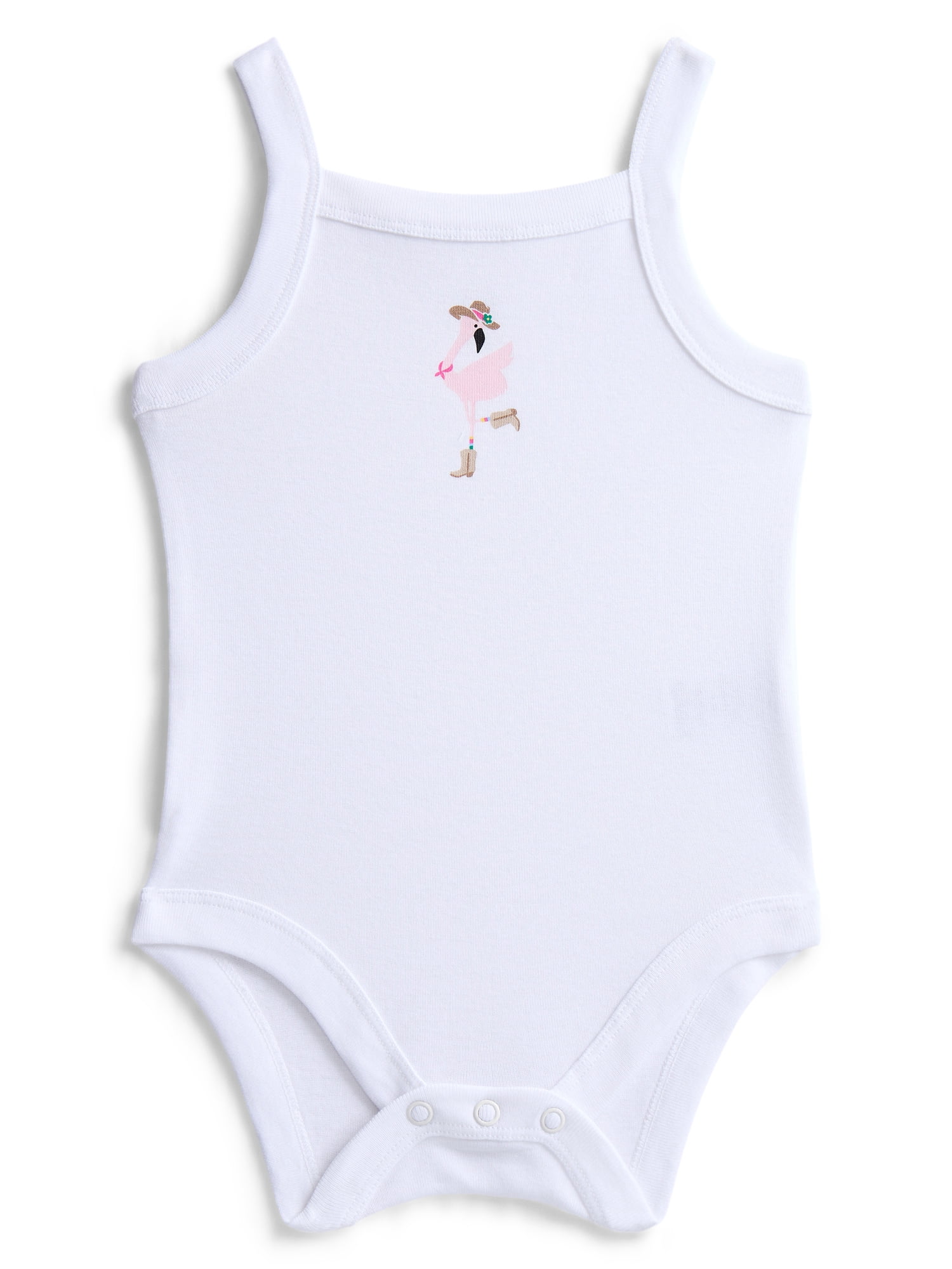 Wonder Nation Baby Girls' Tank Bodysuit, Sizes 0M-24M