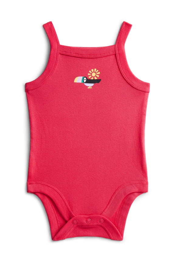 Baby Girls' Tank Bodysuit, Sizes 0M-24M