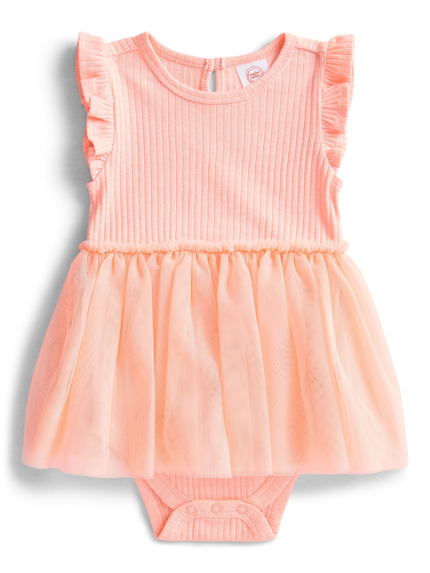 Baby Girls Tutu Bodysuit Dress, Sizes 0/3M-24M