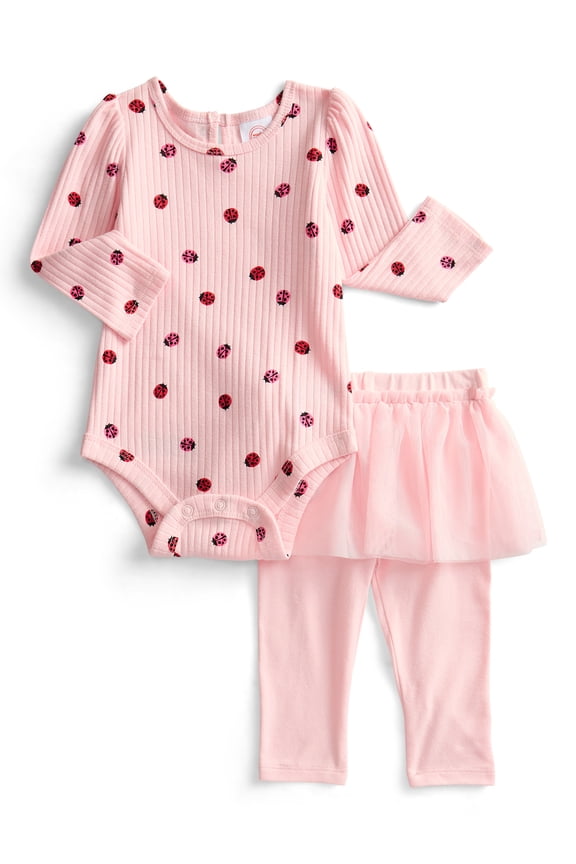 Baby Girls' Bodysuit and Tulle Skeggings Set, 2-Piece, Sizes 0/3M-24M
