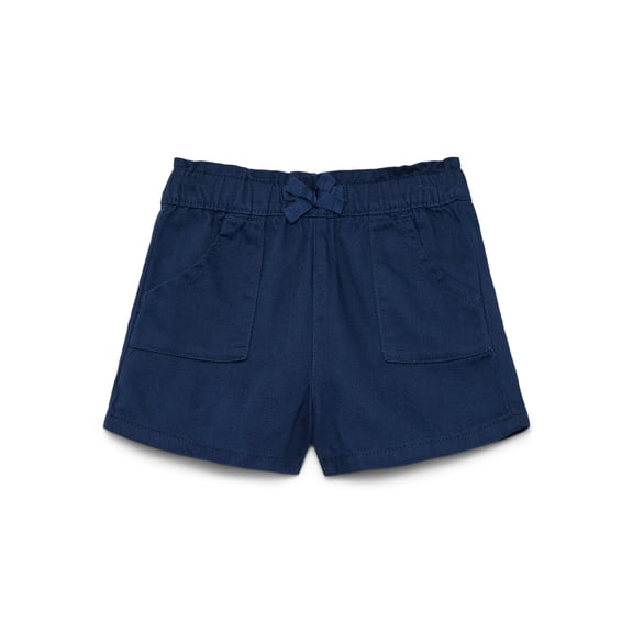 Wonder Nation Baby Girl Woven Shorts, Sizes 0-24 Months