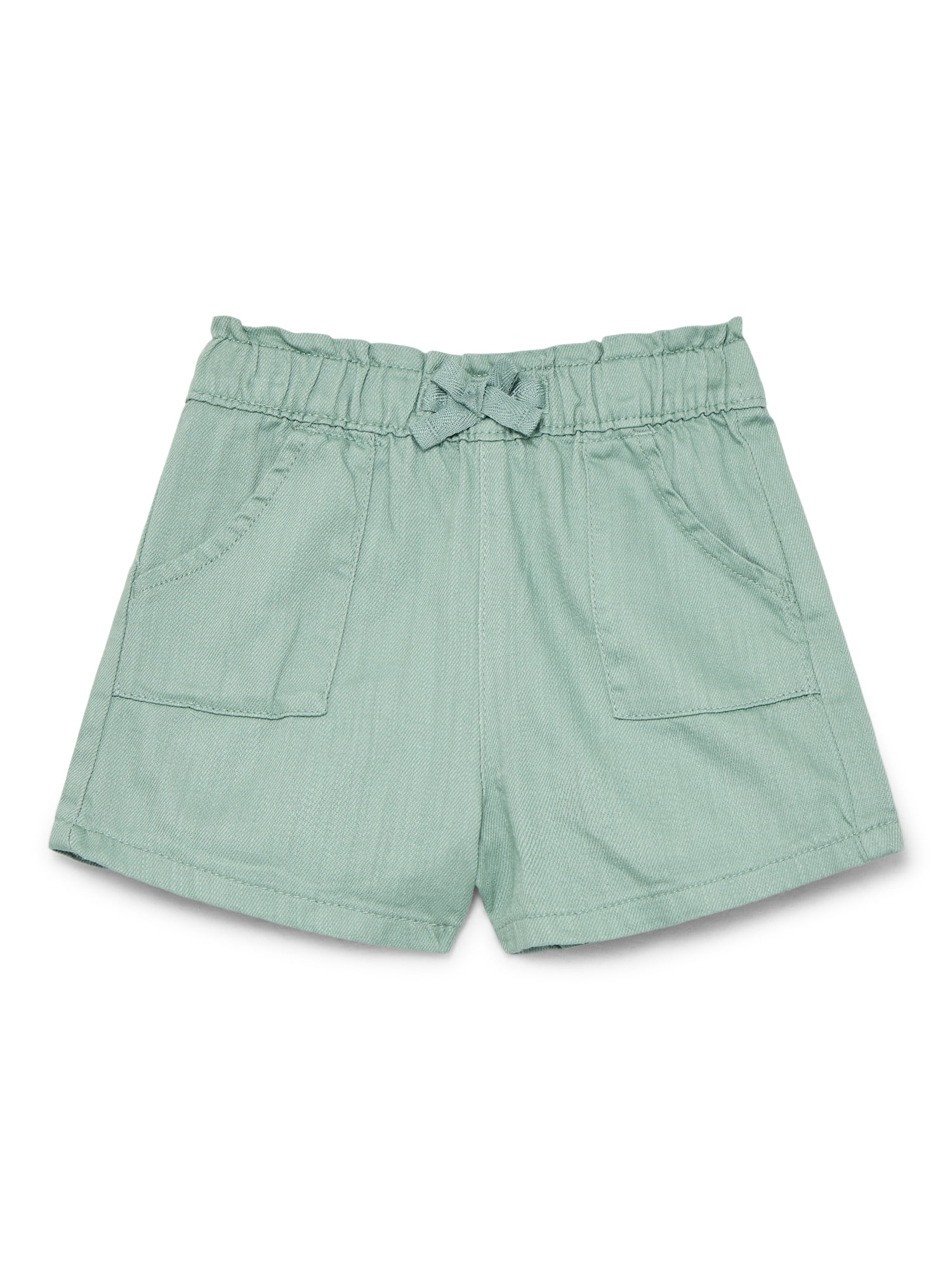 Wonder Nation Baby Girl Woven Shorts, Sizes 0-24 Months