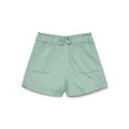 thumbnail image 1 of Wonder Nation Baby Girl Woven Shorts, Sizes 0-24 Months, 1 of 3